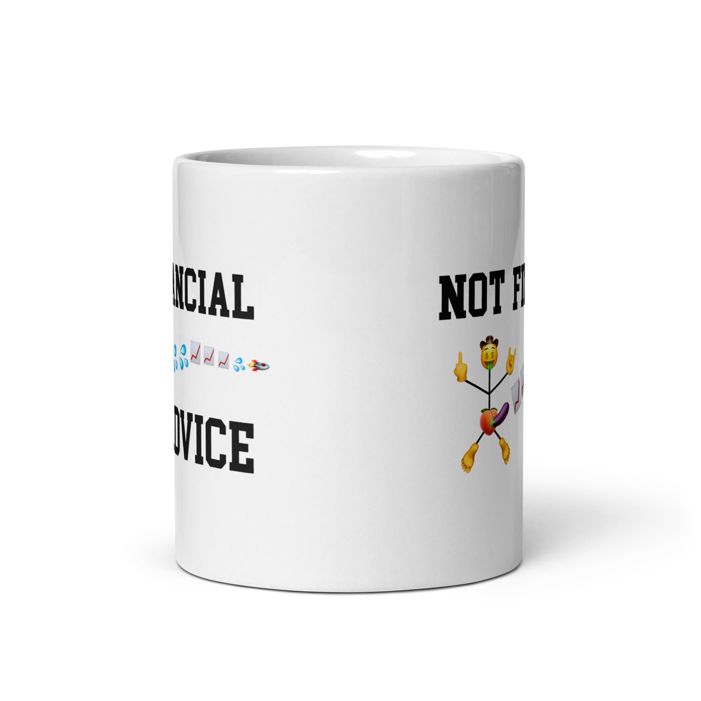 Not Financial Advice Emoji Mug