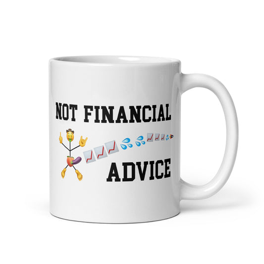 Not Financial Advice Emoji Mug